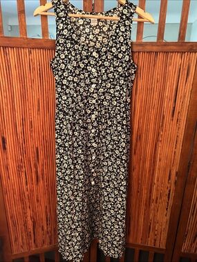 Banana Republic Black & White Floral Dress